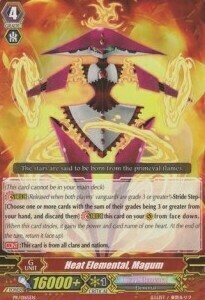 Heat Elemental, Magum [G Format] Card Front