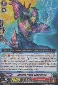 Stealth Fiend, Lake Diver [G Format] Card Front