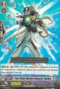 Tear Drop Marine General, Carlos [G Format] Card Front