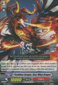 Perdition Dragon, Heat Wing Dragon [G Format] Card Front