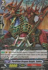 Perdition Dragon Knight, Sabha [G Format] Card Front