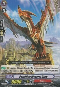 Perdition Wyvern, Grue [G Format] Card Front