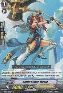 Battle Sister, Maple [G Format] Card Front