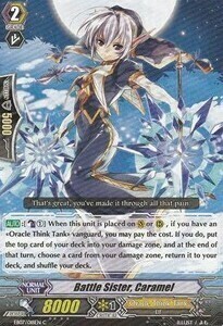 Battle Sister, Caramel Card Front