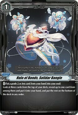 Halo of Bonds, Solidar Bangle [V Format] Card Front