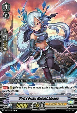 Strict Order Knight, Lluails [V Format] Card Front