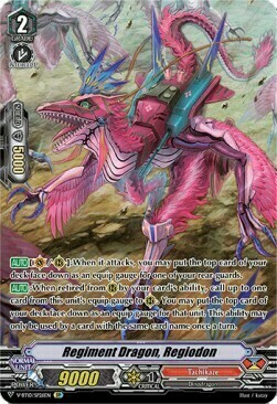 Regiment Dragon, Regiodon Card Front