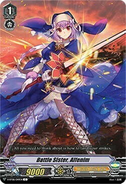 Battle Sister, Alfenim [V Format] Card Front