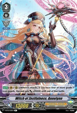 Witch of Zestfulness, Annelynn [V Format] Card Front