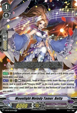 Moonlight Melody Tamer, Betty [V Format] Card Front