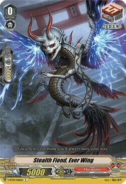 Stealth Fiend, Ever Wing [V Format] Card Front