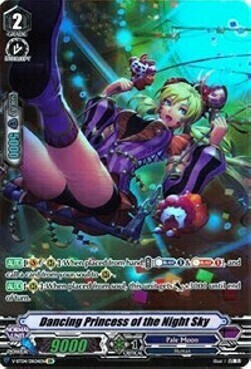 Dancing Princess of the Night Sky [V Format] Card Front