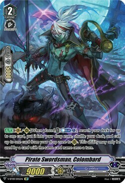 Pirate Swordsman, Colombard Card Front