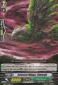 Colossal Wings, Simurgh [G Format] Card Front