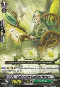 Lady of the Sunlight Forest Card Front