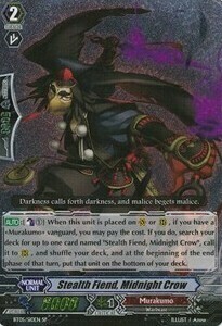 Stealth Fiend, Midnight Crow Card Front