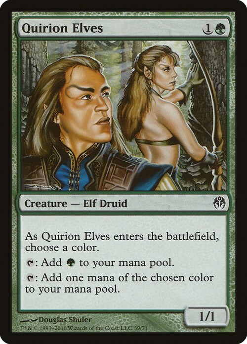 Quirion Elves Card Front