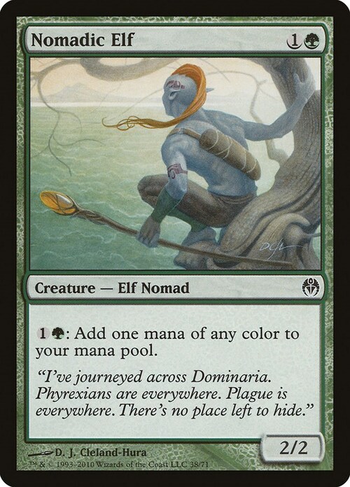 Nomadic Elf Card Front