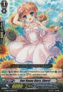 Duo Happy Diary, Sheryl [G Format] Card Front