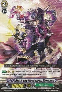 Black Lily Musketeer, Hermann [G Format] Card Front