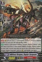 Military Dragon, Raptor Sergeant [G Format]