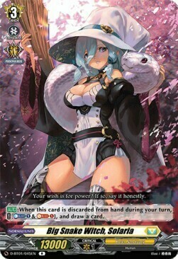 Big Snake Witch, Solaria Card Front