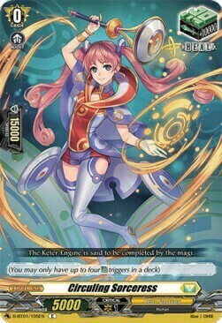 Circuling Sorceress [D Format] Card Front