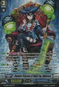 Vampire Princess of Night Fog, Nightrose Card Front