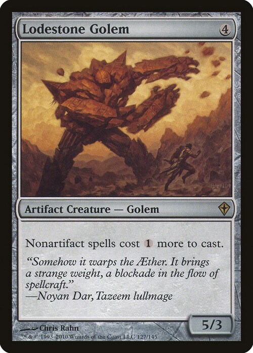 Lodestone Golem Card Front