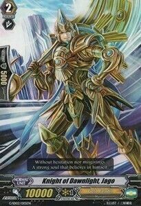 Knight of Dawnlight, Jago Card Front