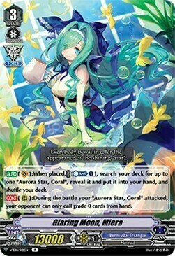 Glaring Moon, Miera [V Format] Card Front