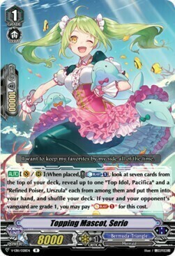 Topping Mascot, Serio [V Format] Card Front