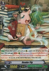 Reader Pig [G Format] Card Front