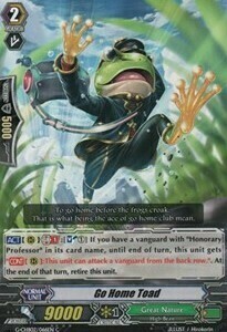 Go Home Toad [G Format] Card Front