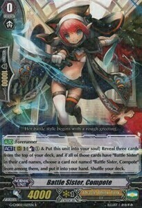 Battle Sister, Compote Card Front