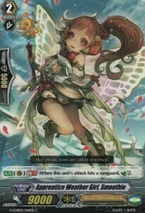 Apprentice Weather Girl, Smoothie [G Format] Card Front