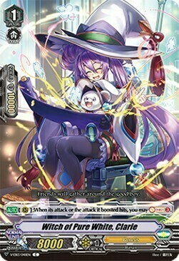 Witch of Pure White, Clarie [V Format] Card Front