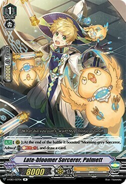 Late-bloomer Sorcerer, Palmett [V Format] Card Front