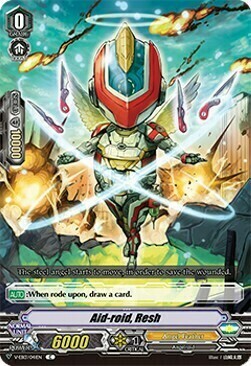 Aid-roid, Resh [V Format] Card Front