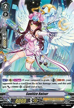 Sanitize Raiser [V Format] Card Front