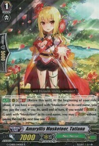 Amaryllis Musketeer, Tatiana [G Format] Card Front