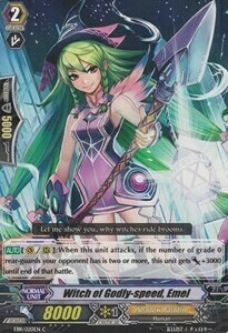 Witch of Godly-speed, Emel Card Front