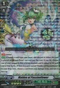 Maiden of Passionflower Card Front