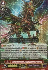 Pegaso dello Sconvolgimento, Bestia Interdimensionale Card Front