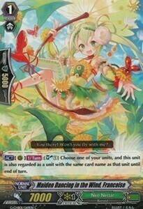 Maiden Dancing in the Wind, Francoise [G Format] Card Front