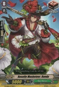 Roselle Musketeer, Randy [G Format] Card Front