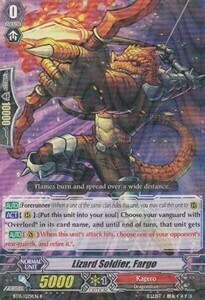 Lizard Soldier, Fargo Card Front