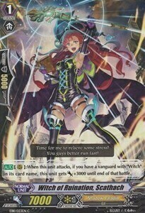 Witch of Ruination, Scathach [G Format] Card Front