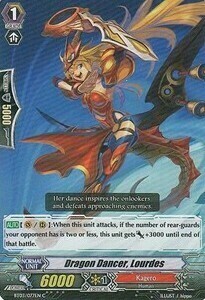 Dragon Dancer, Lourdes Card Front