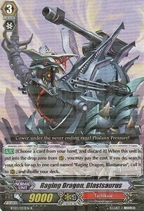 Raging Dragon, Blastsaurus [G Format] Card Front